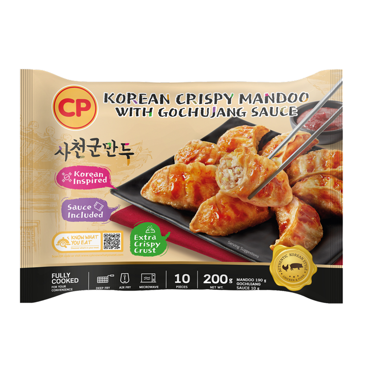 CP Korean Crispy Mandoo w Gochujang Sauce 200g x 24pkt