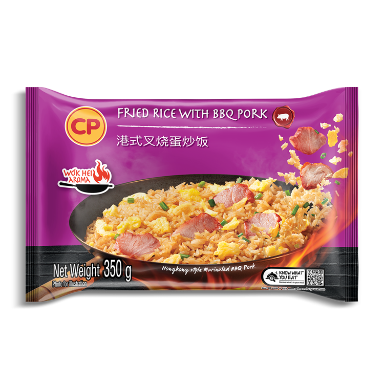 CP Fried Rice with BBQ Pork 320gm x 12trays