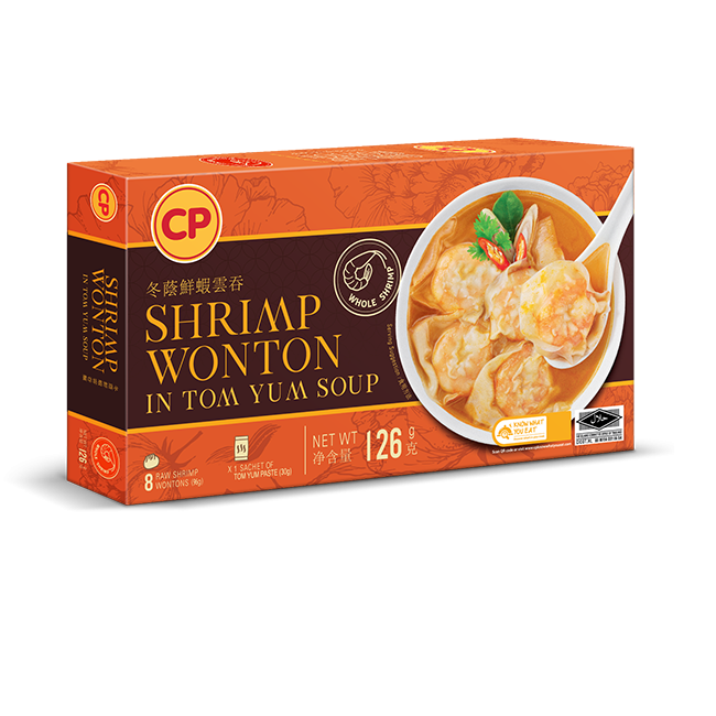 CP Shrimp Wonton in Tomyum Soup (Box) 126g x 18box