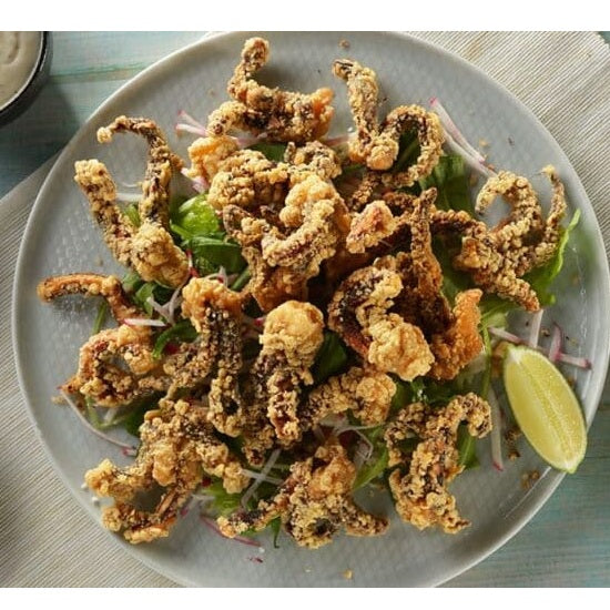 Crunchy Spiced Squid (5-20g, MC 60-70%) 1kg x5pkt