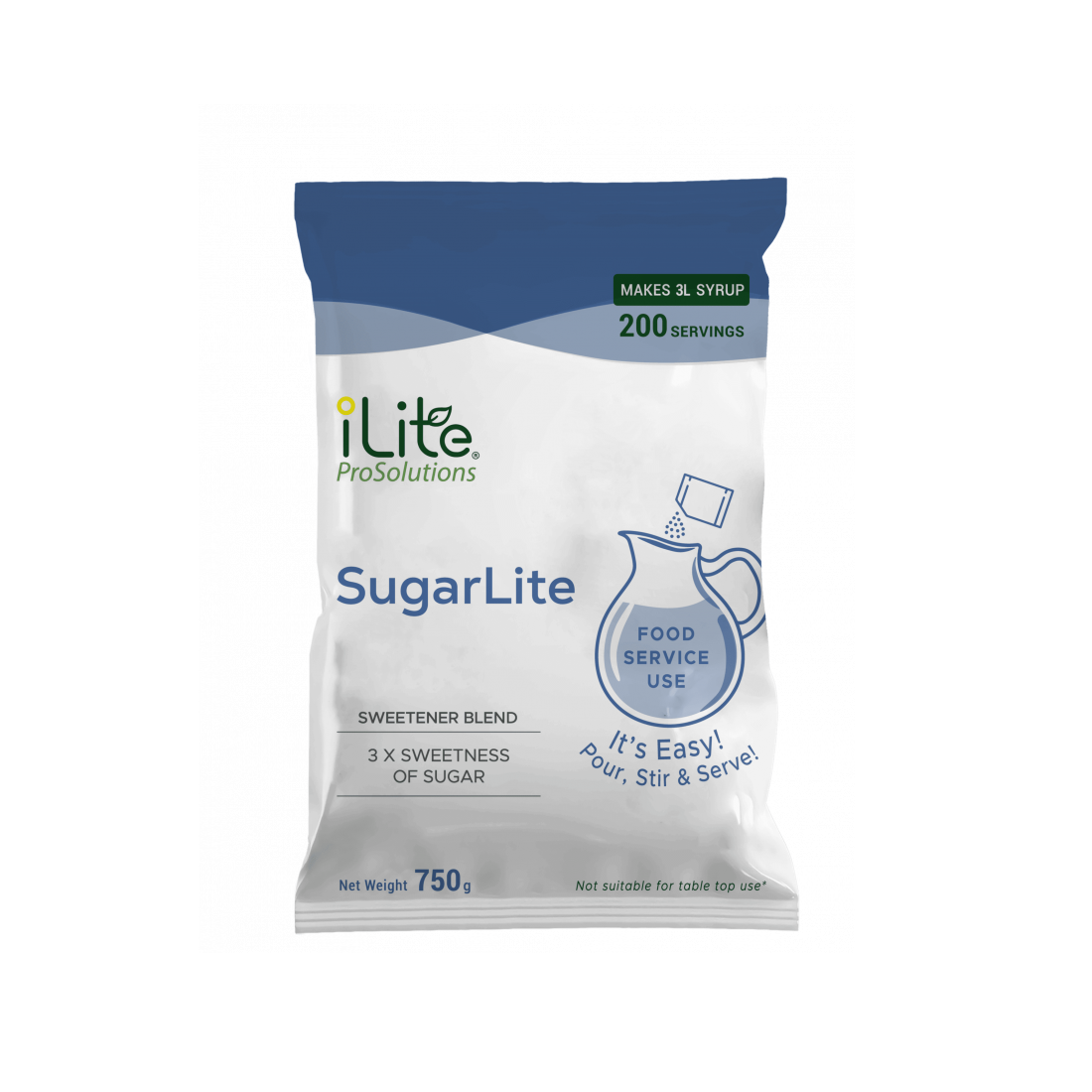 iLite SugarLite 750g x 18pkts