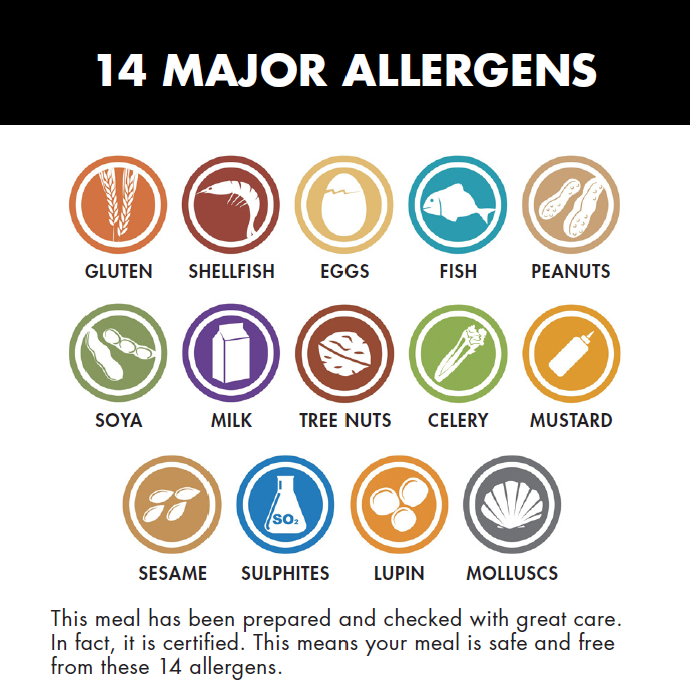 Frozen Allergen Free Meal (Lunch/Dinner) Gluten Free