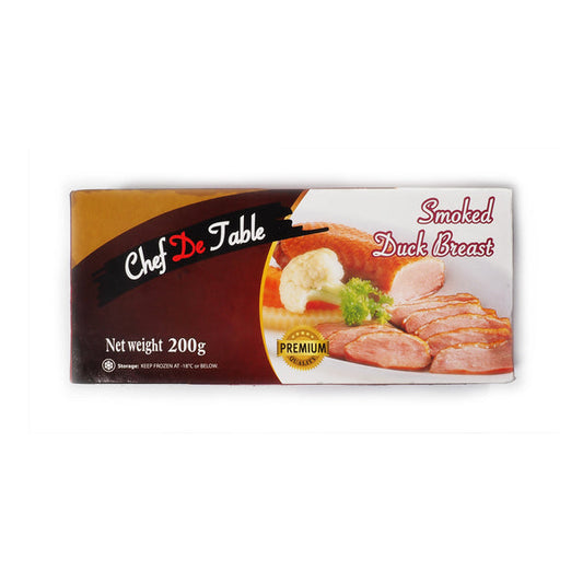 Chef De Table Smoked Duck Breast Whole 200g Retail Box (200g x 14box)