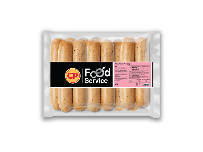 CP Black Pepper Sausage 1kg x 10pkt