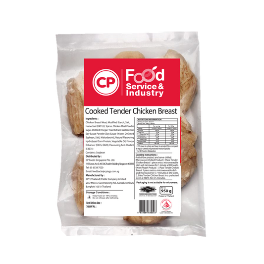 CP Cooked Tender Chicken Breast 1kg x 10pkt