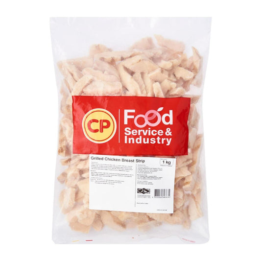 CP Grilled Chicken Breast Strips 1kg x 10pkt