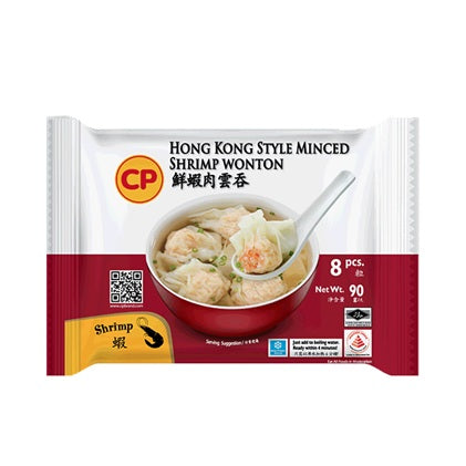 CP Hong Kong Stlye Minced Shrimp Wonton 90gm x 18box