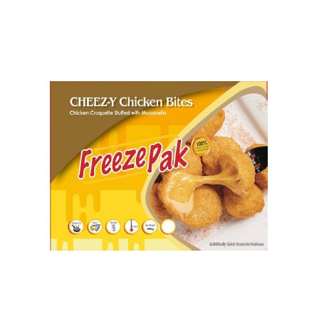 FreezePak CHEEZ-Y Chicken Bites 500g x 15pkt