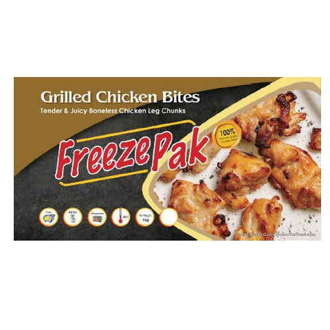 FreezePak Grilled Chicken Bites 1kg x 10pkt