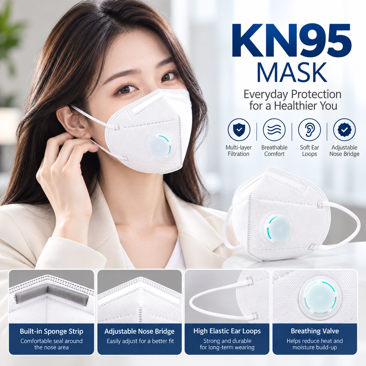 KN95 Face Mask PM2.5 Haze Singapore (Ready Stock)