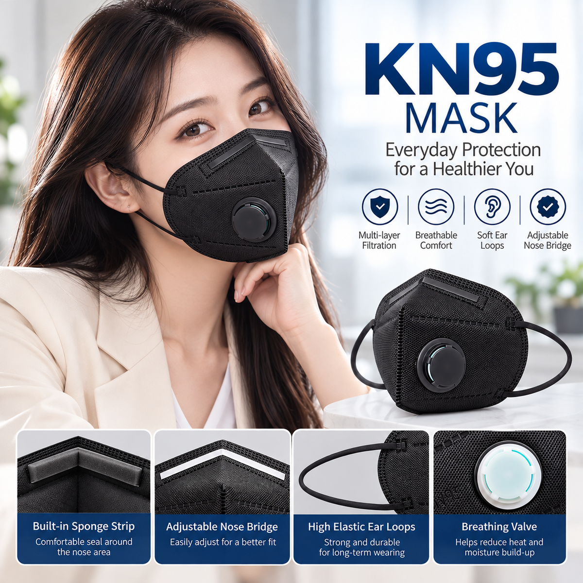 KN95 Face Mask PM2.5 Haze Singapore (Ready Stock)