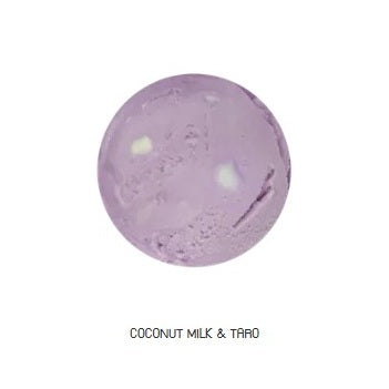 Taro and Coconut Milk Flavored Ice Cream with Coconut Meat 2.8 - 3kg x 4trays