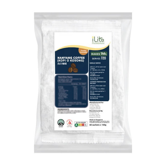 iLite Nanyang Coffee (Kopi O Kosong) 100g x 60sachets