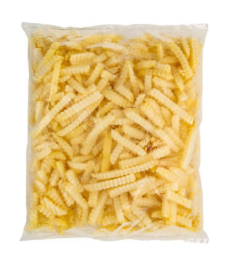 CAV Farms French Fries Crinkle Cut Double R 5lbs x 6pkt