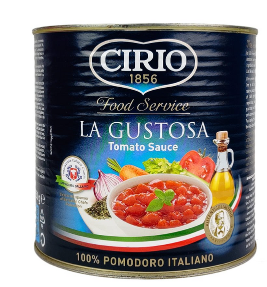 La Gustosa Pasta Sauce CIRIO 2.55kg x 6tin