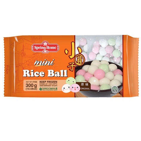 Spring Home Mini Rice Ball 3 Colours (White, Pink, Green) 300gm x 24pkt
