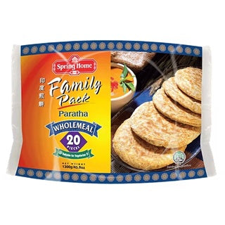Spring Home Roti Prata Wholemeal 65gm (20pcs x 6pkt)
