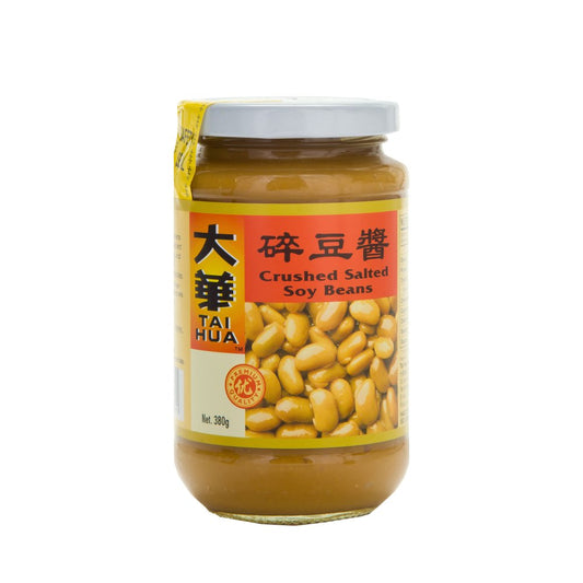 Tai Hua Crushed Salted Soy Beans 380gm x 12jars
