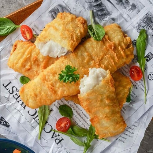 Subi Tempura Fish Fillets (50-80g, MC 55% average 65gm) 3.25kg x 1pkt