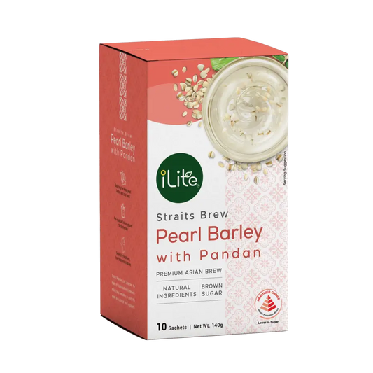iLite Straits Brew Pearl Barley with Pandan 14g x 10sachets x 12box